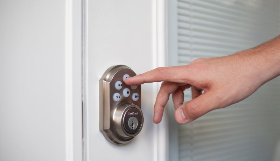 ADT smartlock on a Lancaster home